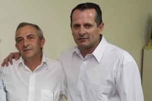 Rubens Gatti, presidente da FPrA, e Gastão Vosgerau, presidente do Auto Esporte Clube Afonso Pena
