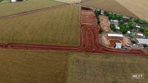 Vista aérea do Autódromo de Terra de Palotina (Foto: Adriano de Paula/Divulgação)