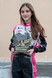 Angelina Schuck é a líder da categoria Cadete na classificação extraoficial (Fotro: Clayton Medeiros)