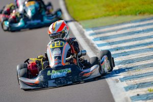 O cascavelense Lucca Goulart conquistou a vitória na categoria Mirim (Foto: Tiago Guedes/Divulgação)