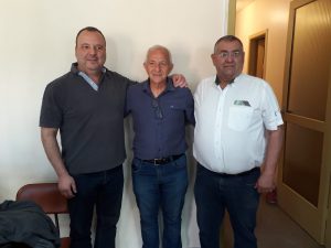 Ariel Barranco (segundo vice-presidente), Rubens Gatti (presidente) e Bento Tino (vice-presidente)  estão à frente da administração da FPrA (Foto: Divulgação)